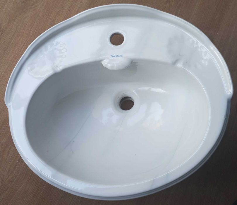 Lavatório Sanitana efeito marbreado