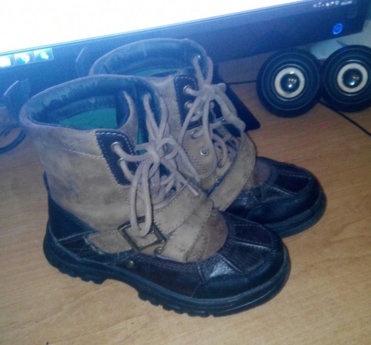 Ботинки осенне-зимние Polo Ralph Lauren Натуральная кожа 19см 29 разм