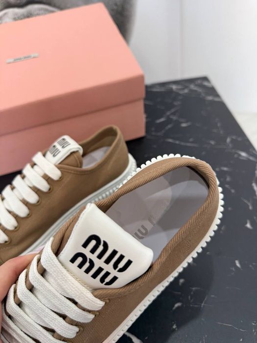 Trampki Sneakers miu miu na platformie