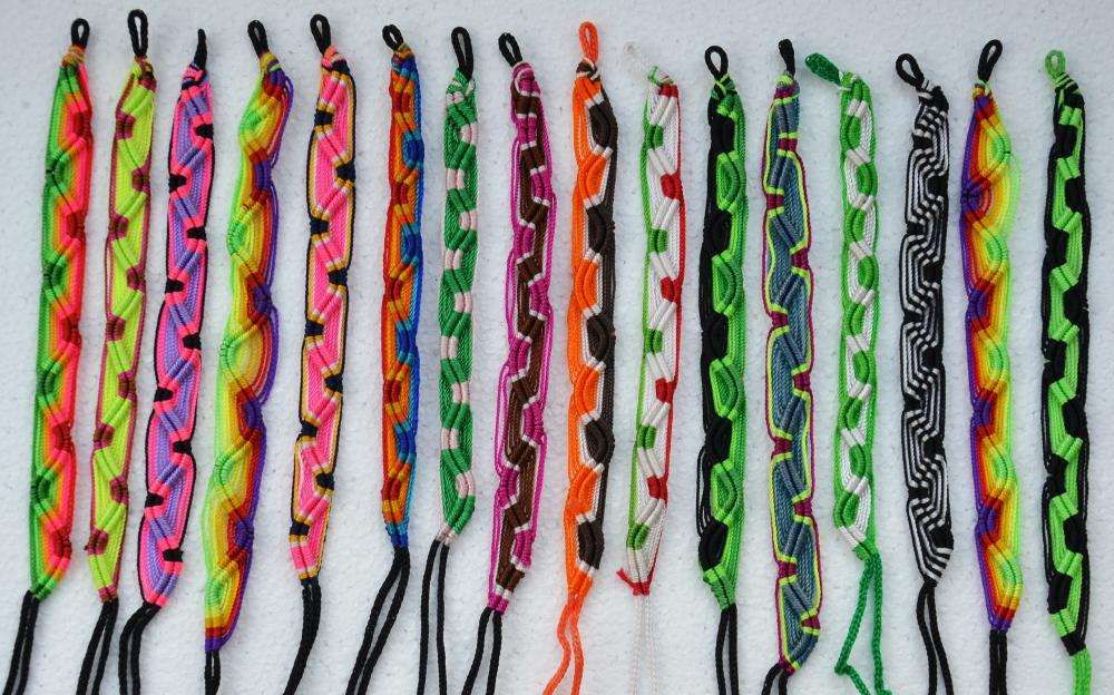 Oryginalne eleganckie peruwiańskie ręcznie robione bransoletki