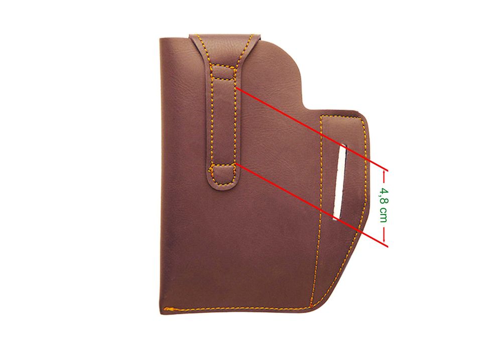 Bolsa de cintura para telemóvel com divisão e gancho
