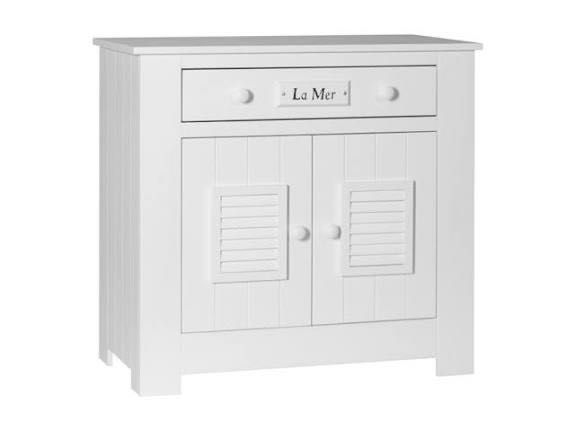 Komoda 2-drzwiowa Marsylia Pinio Biała