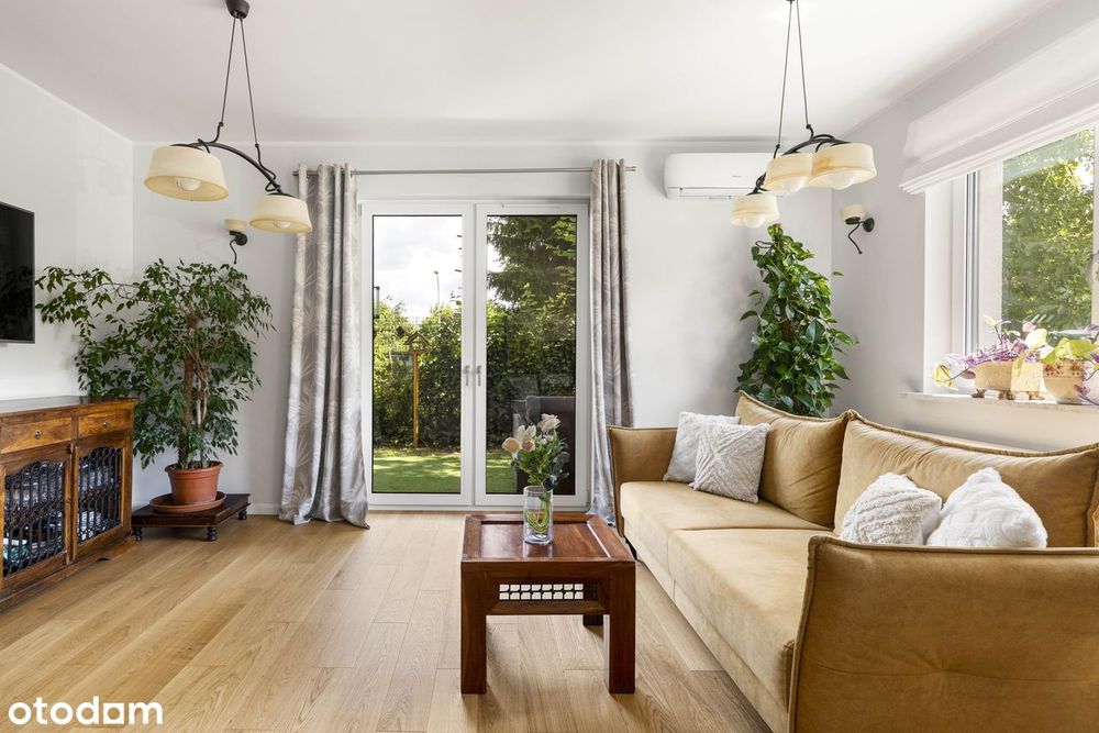 3 pokoje z ogrodem 42 m² | kameralny budynek | Klecina