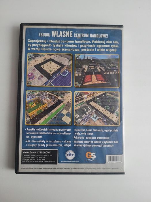 Gra Komputerowa Mall Tycoon 2 Deluxe Pc Zbuduj Własne Centrum Handlowe