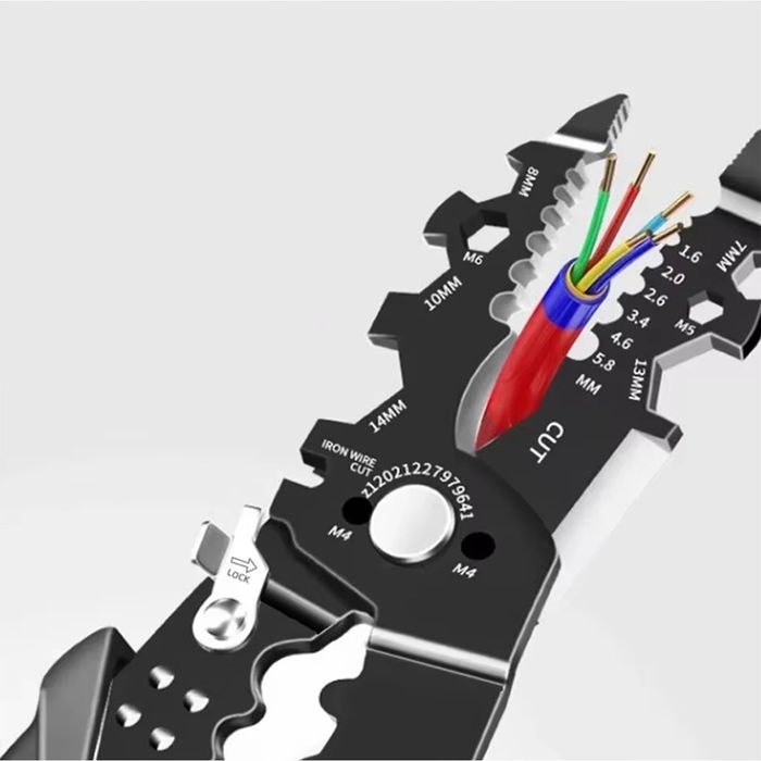 Szczypce Elektryczne 210 mm – 25w1 | Cr-V | 240 g | 1.6–5.8 mm