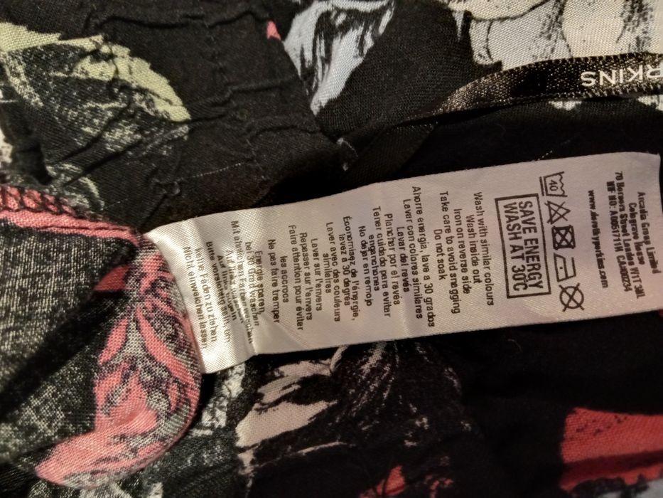 Alladynki zwiewne lużne spodnie letnie M