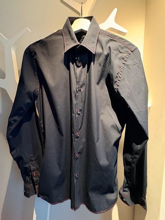 Granatowa koszula męska Burberry, rozmiar L