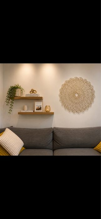 Quadro painel dourado
