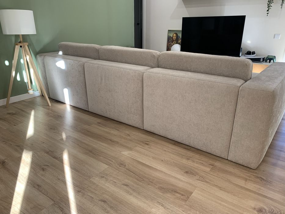 Sofá com chaise longue - modelo Blazer Cabeceiras.pt