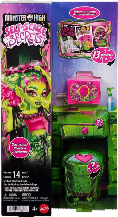 Лялька Монстр Хай Венера МакФлайтрап секрети страшної краси Оригінал Mattel Monster High Self-Scare Secrets Venus McFlytrap JHK45
