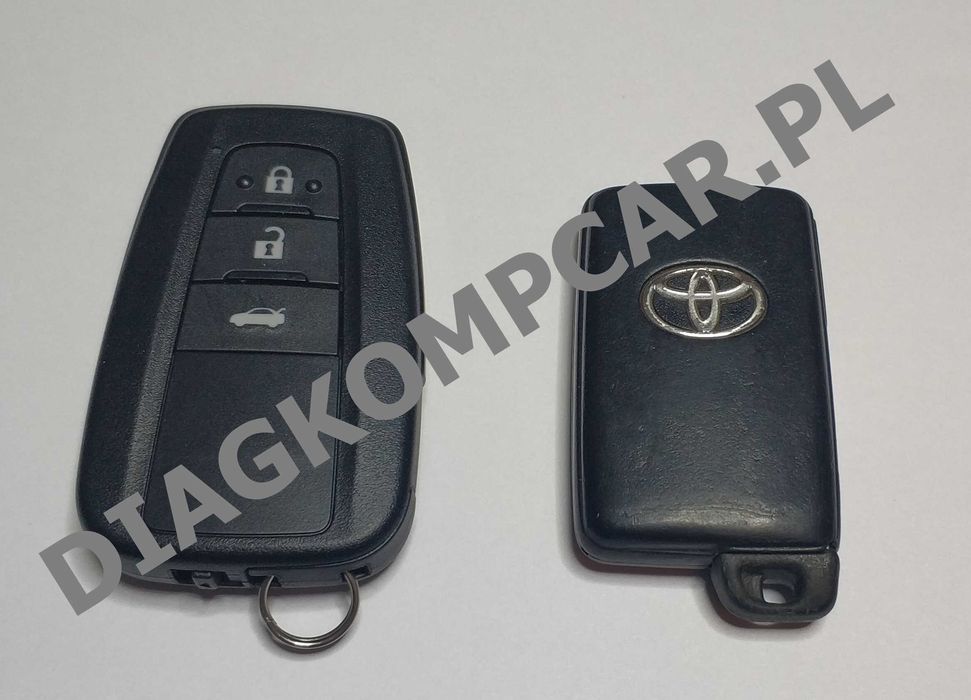 TOYOTA Kluczyki keyless z pilotem Europa Usa
