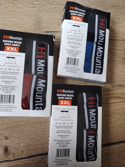 Bokserki 2 pak XXL HiMountain zestaw