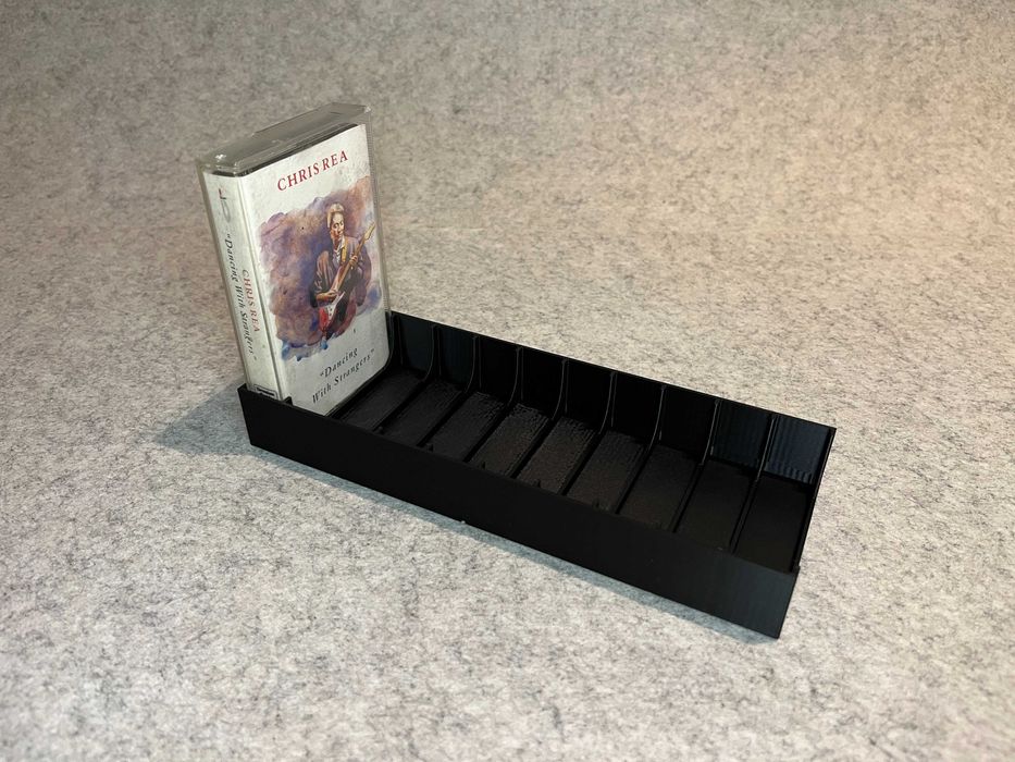 Stojak podstawka na 10 kaset magnetofonowych