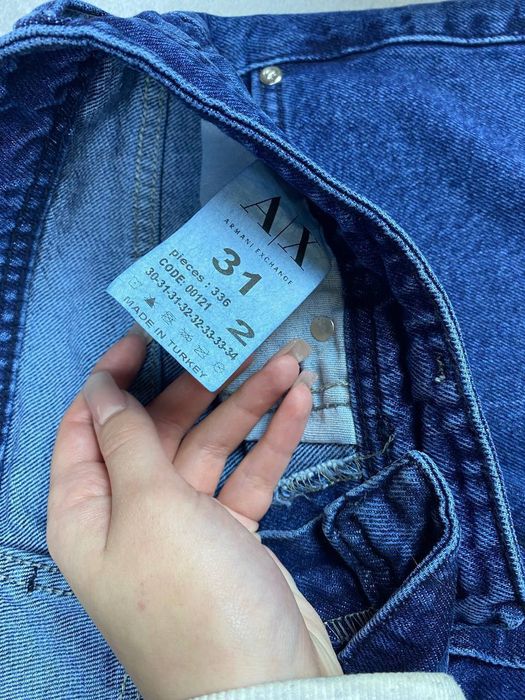 Джинси Armani Exchange/класичні джинси армані/armani exchange штани