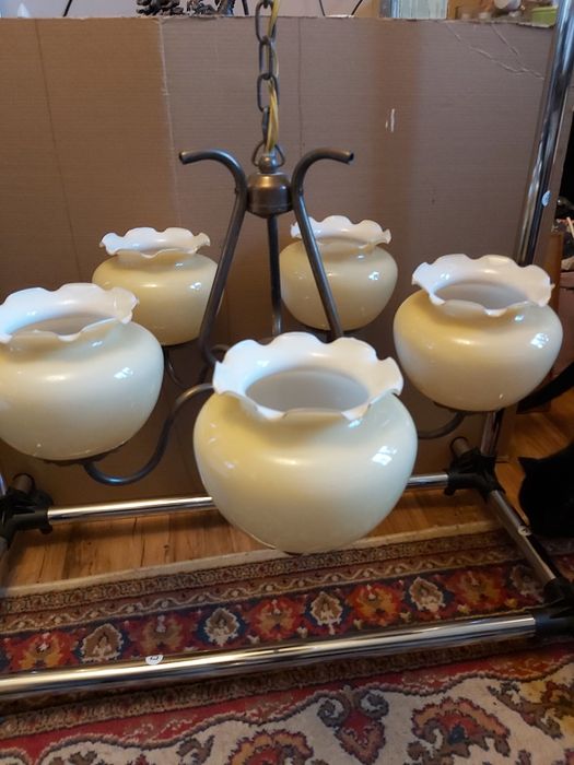 Zyrandol mosiężny  PRL