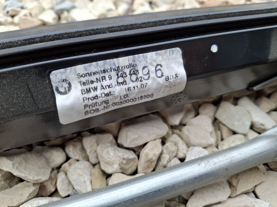 Roleta Elektryczna Tylnej Szyby BMW E60 Sedan