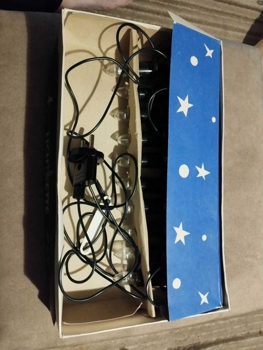 Lampki świąteczne PRL