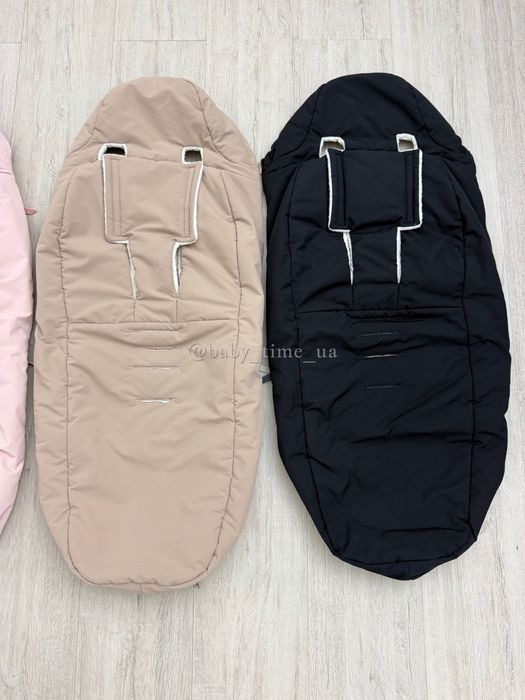 Конверт зимовий Cybex Beige, Pink, Black теплий футмуф