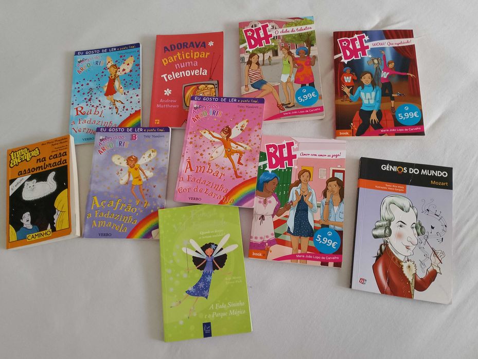 Coleção de livros infantis juvenis Fadazinha Aventura e BFF