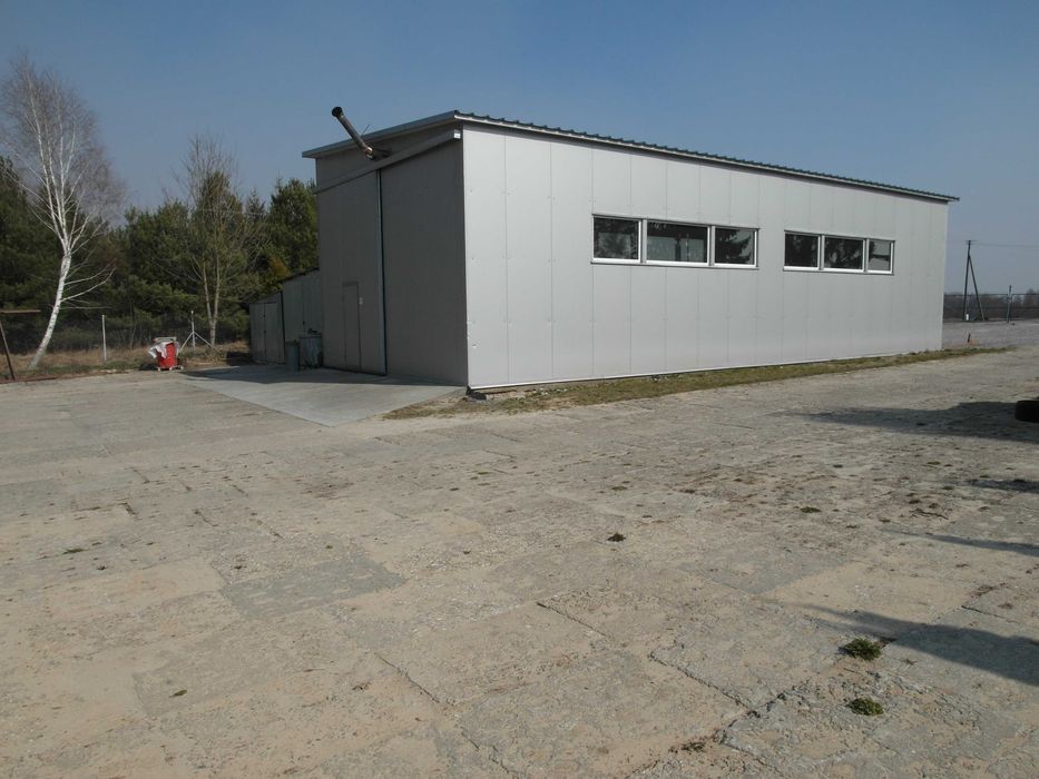 Hala 235 m² + plac 1500 m² magazyn / baza transportowa odpady