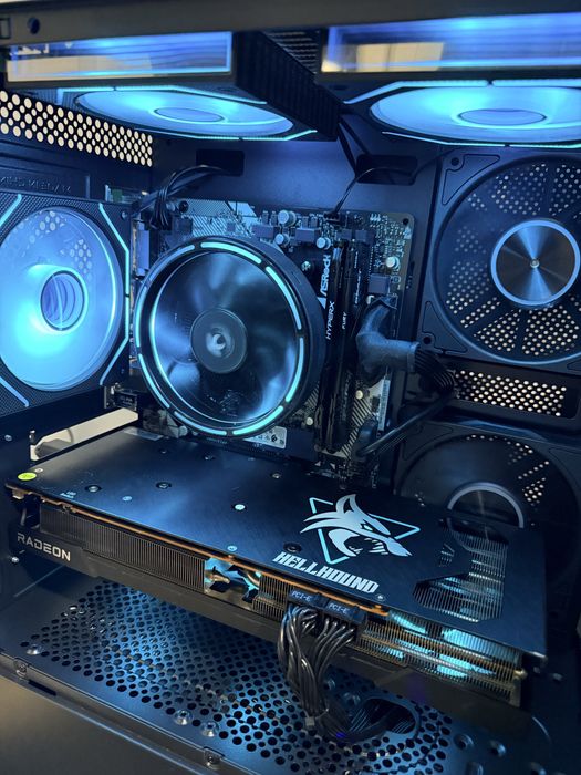 Компьютер AMD Ultra Ryzen 5+24 ddr+ssd м2 1 тб+ RX6700XT 12gb