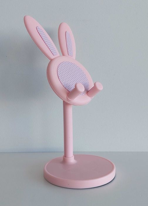 Suporte de mesa para telemóvel / tablet em formato de coelho