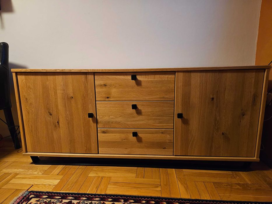 Komoda dębowa nowoczesna