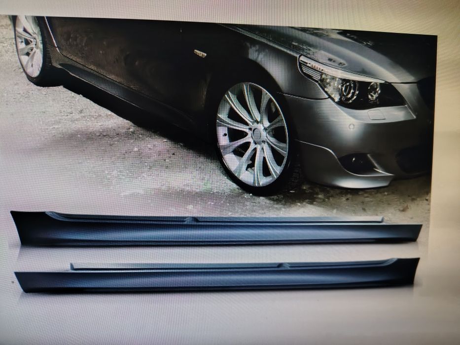 Progi BMW E60 03-10 nakładki listwy pgbm05