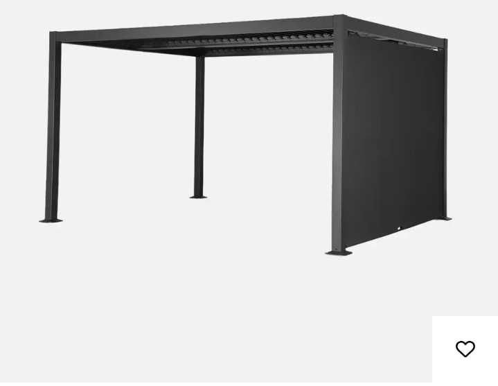 Pergola bioclimática Nova nas embalagens