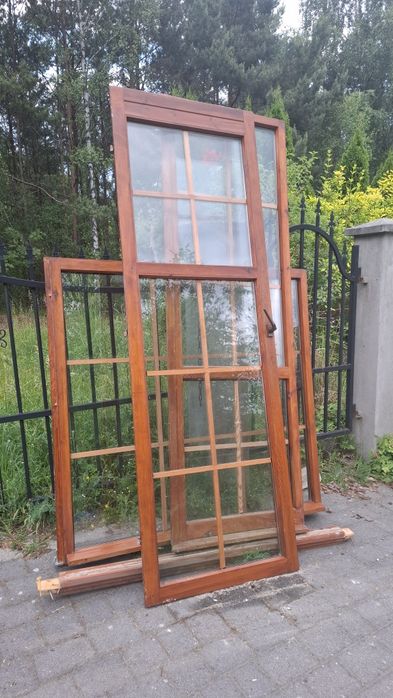 Okna drewniane używane