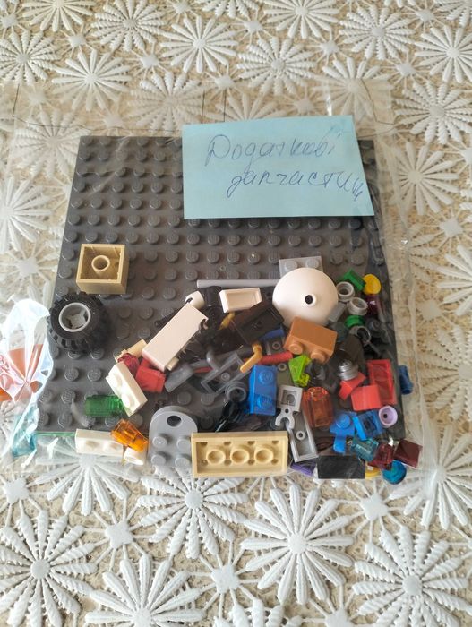 Конструктор Lego City 60141 Поліцейський відділок+Будівельна пластина