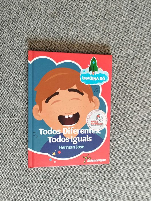 Livro juvenil "Todos diferentes, todos iguais" de Herman José