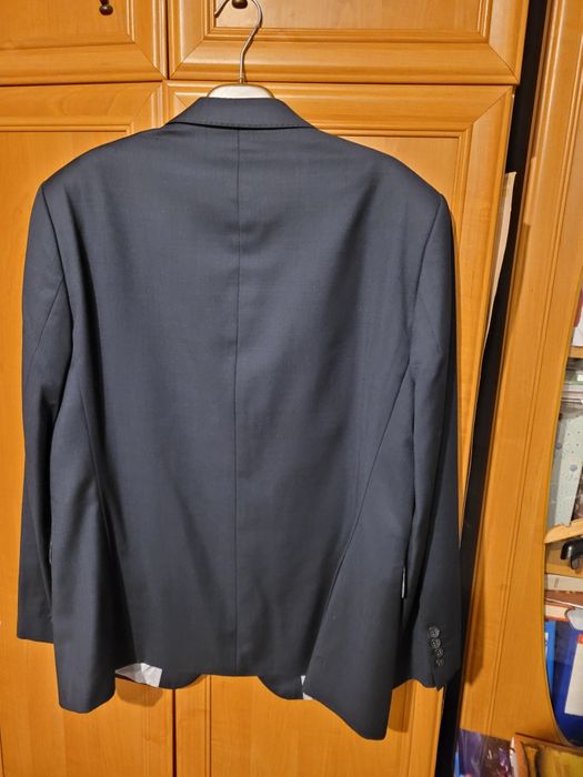 100% wełny męska marynarka  r. 52