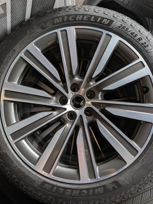 4 Jantes 22" Range Rover P400 + Pneus Michelin + Sensores Tpms  ORIGINAIS , COMO NOVO