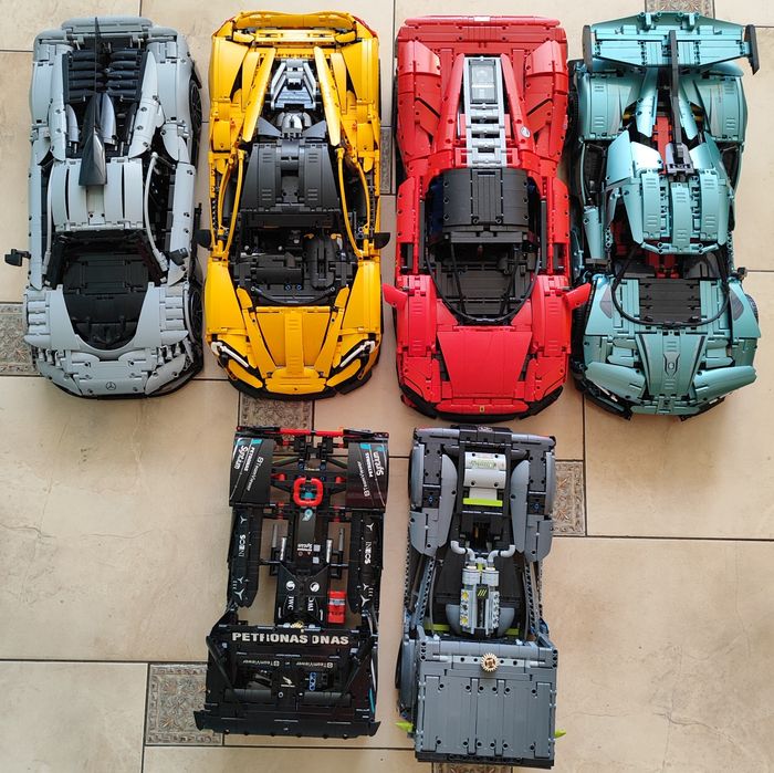 Конструктор LEGO Technic  Cada Mercedes One, Mclaren, Apolo, Ferrari