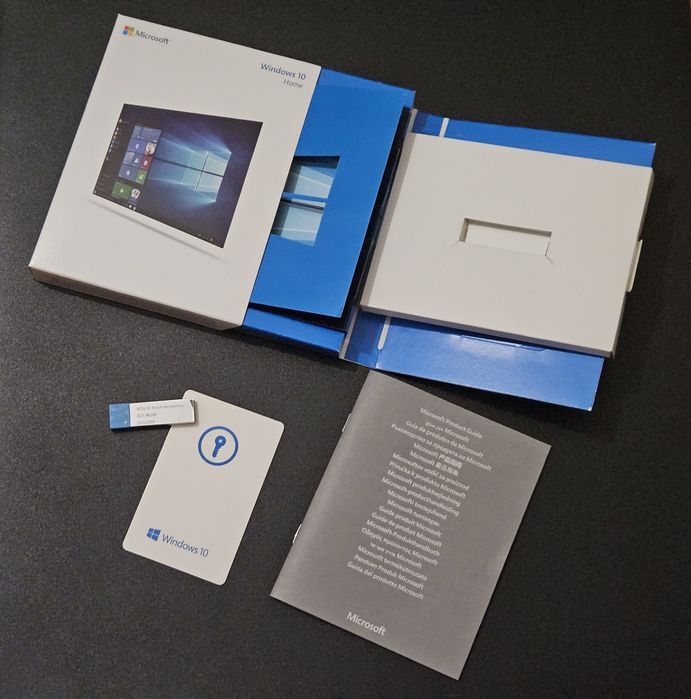 Oryginalny Windows 10 Home BOX USB PL – Pełny zestaw