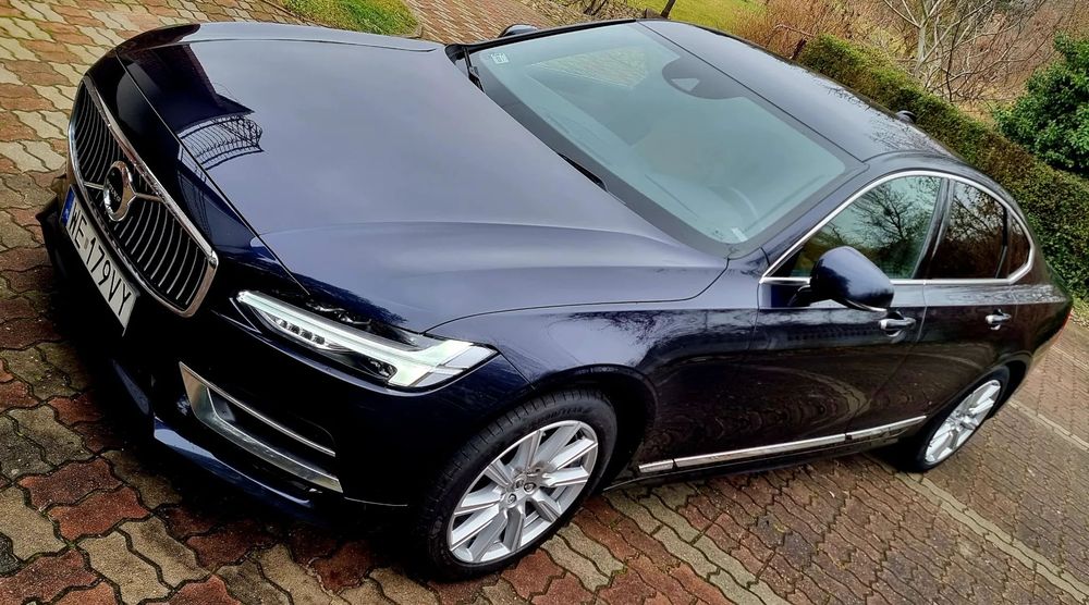 Volvo S90 2.0D4 190KM InscriptionBezwypadkowyKrajowy 1właściciel ASO FV23%Brutto