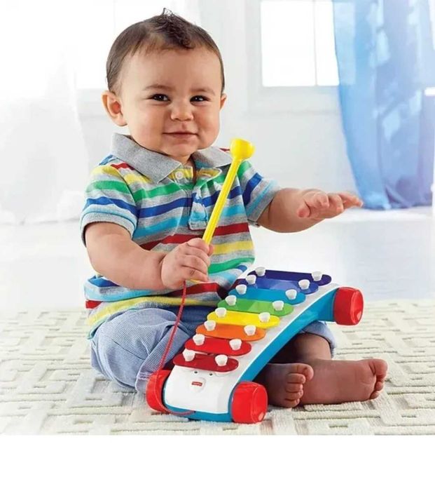 Каталка-игрушка классический ксилофон Fisher-Price Xylophone іграшка