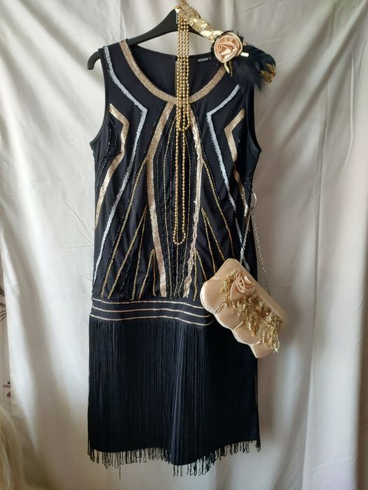 Платье карнавальный костюм в стиле Гэтсби,Чикаго,ретро вечеринка