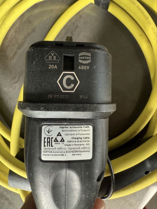 Зарядка для электромобіля VW eGolf, VW ID 3, ID 4, ID 5, VW Buzz ТиП 2