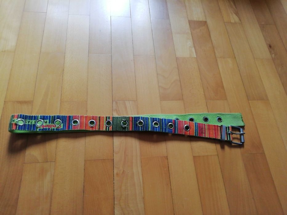 Damski pasek płócienny Colleto 113 cm stan dobry