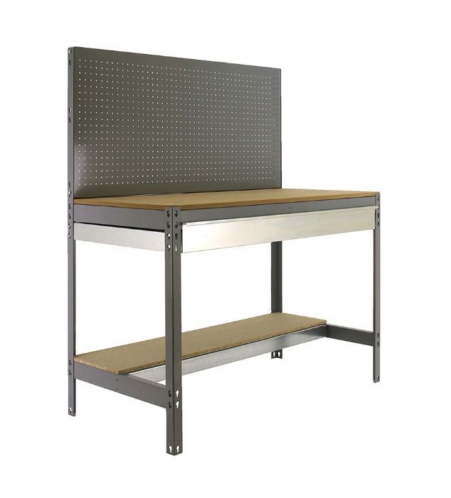 Bancada de Trabalho BT2 BOX 1440x1500x750 Cinza. AP28
