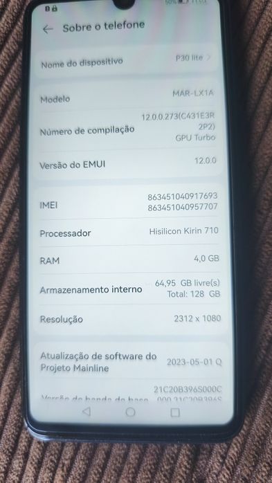 Telemóvel Huawei P30 lite