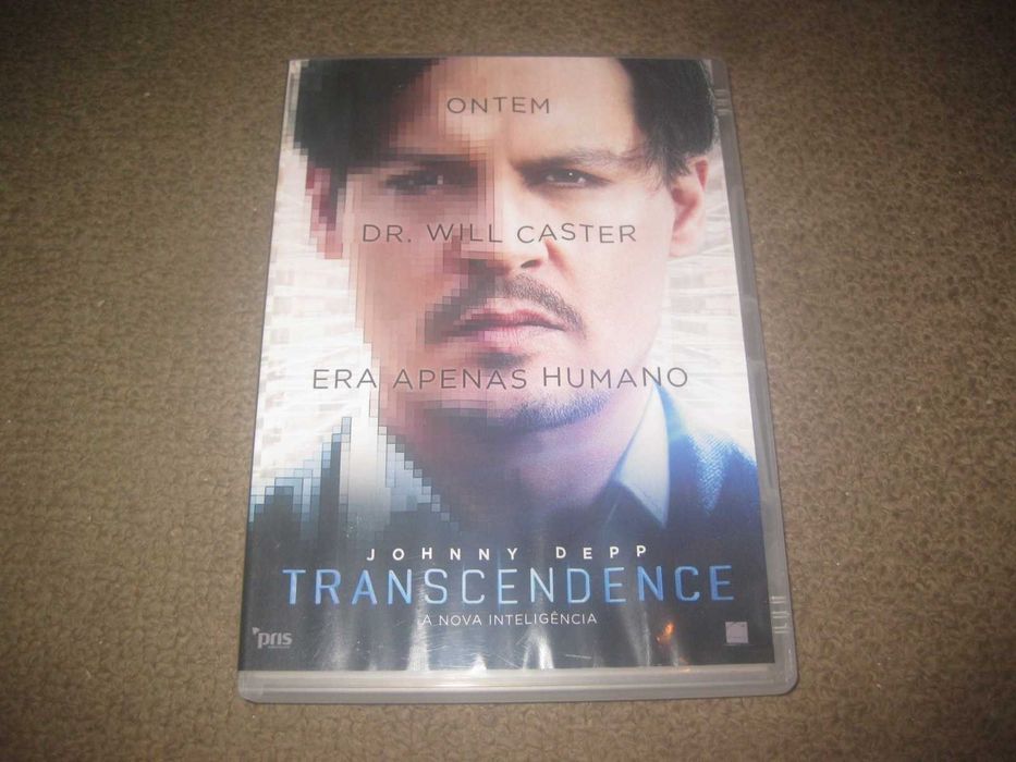 DVD "Transcendence- A Nova Inteligência" com Johnny Depp