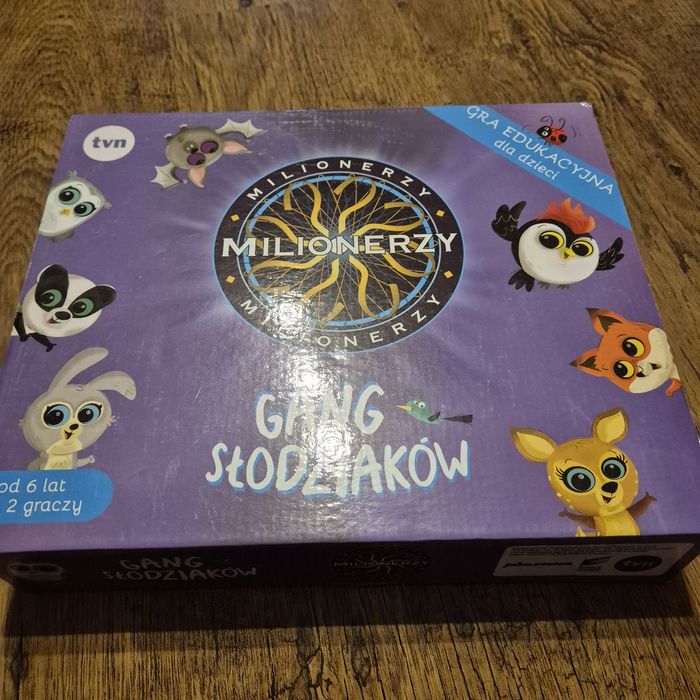 Gang słodziaków gra edukacyjna Milionerzy