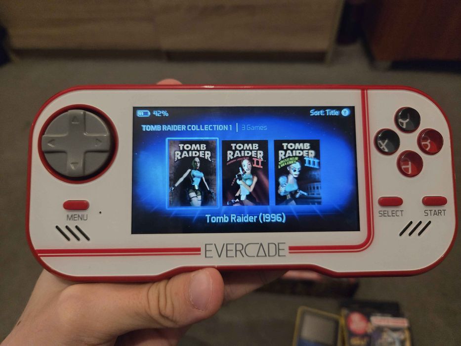 Evercade + Hyper Mega Tech Super Pocket