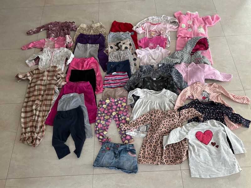 Paczka ubrań w rozmiarze 86