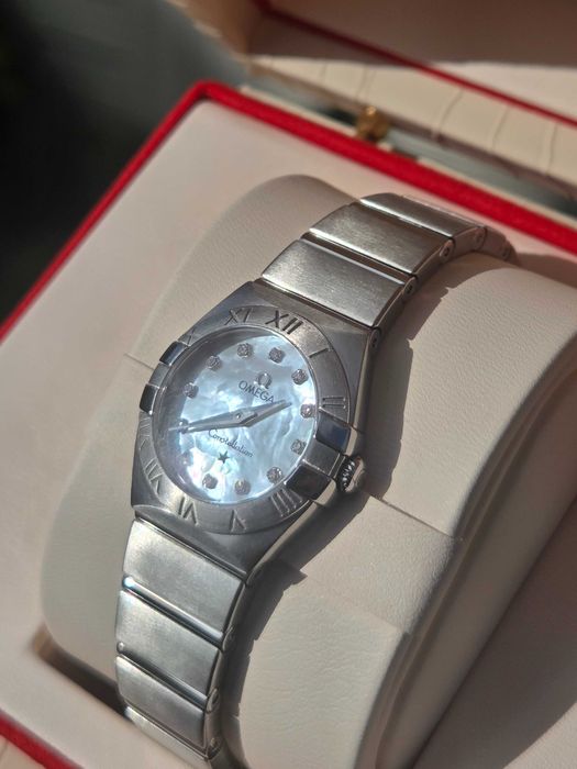 Omega Constellation 24mm z 12 diamentami Full Set - jak NOWA