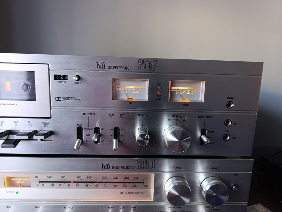 Duża wieża DUX TA8000+3537 Philips lata 70