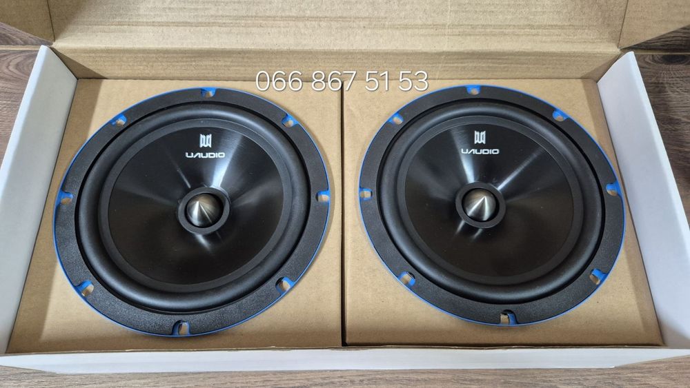 16см мідбаси UAudio Patron PM6 130Вт динаміки в авто, колонки, акустика, ціна за пару